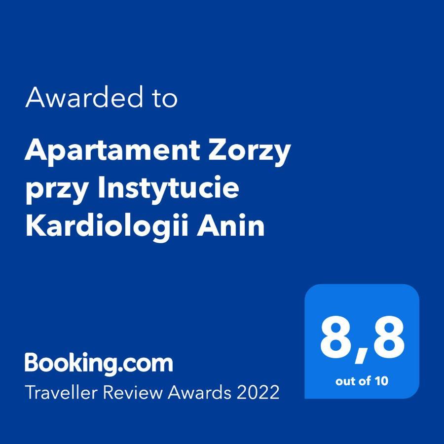Apartament Zorzy Przy Instytucie Kardiologii Anin Varsó Kültér fotó